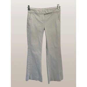THEORY Pants Bell Bottom Cotton Gray Size 6
